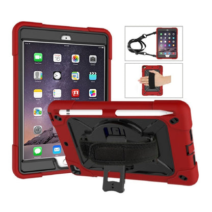 Contrast Color Silicone + PC Combination Case with Holder For iPad mini 3(Red + Black) - iPad Mini 4 & 3 & 2 & 1 Cases by buy2fix | Online Shopping UK | buy2fix