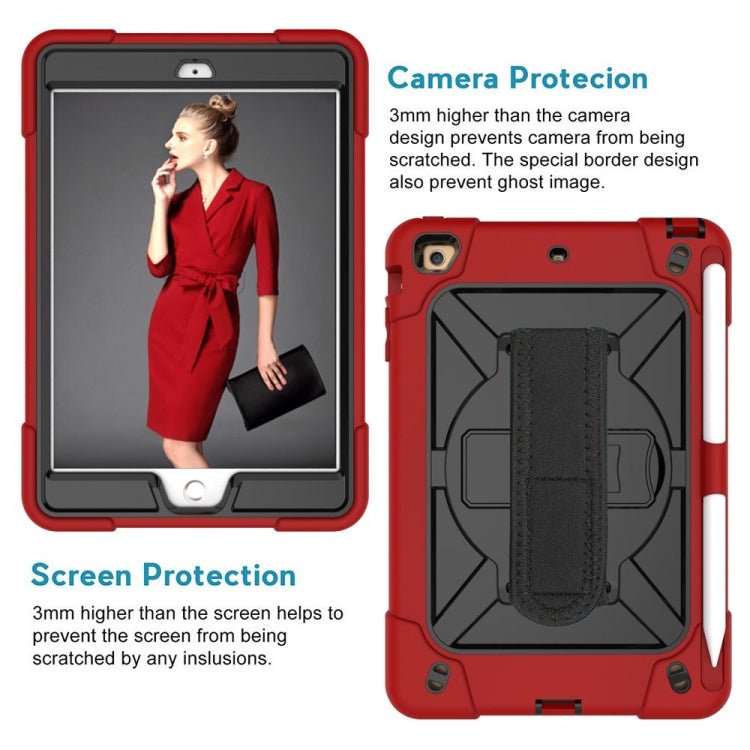 Contrast Color Silicone + PC Combination Case with Holder For iPad mini 3(Red + Black) - iPad Mini 4 & 3 & 2 & 1 Cases by buy2fix | Online Shopping UK | buy2fix
