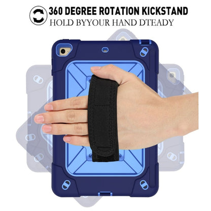Contrast Color Silicone + PC Combination Case with Holder For iPad mini 3(Navy Blue + Blue) - iPad Mini 4 & 3 & 2 & 1 Cases by buy2fix | Online Shopping UK | buy2fix