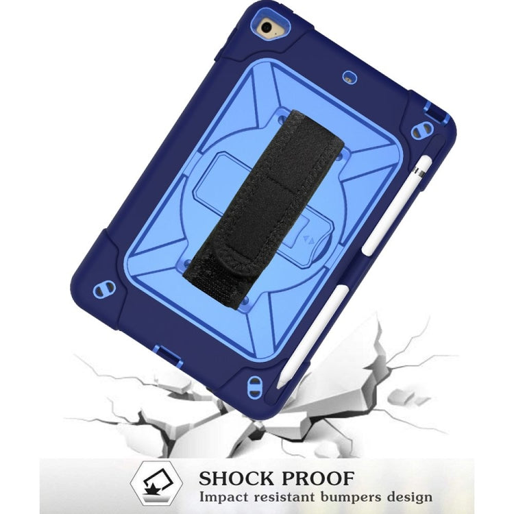 Contrast Color Silicone + PC Combination Case with Holder For iPad mini 3(Navy Blue + Blue) - iPad Mini 4 & 3 & 2 & 1 Cases by buy2fix | Online Shopping UK | buy2fix