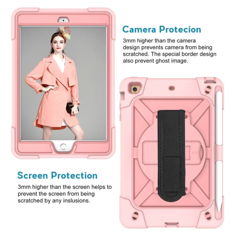 Contrast Color Silicone + PC Combination Case with Holder For iPad mini 3(Rose Gold) - iPad Mini 4 & 3 & 2 & 1 Cases by buy2fix | Online Shopping UK | buy2fix