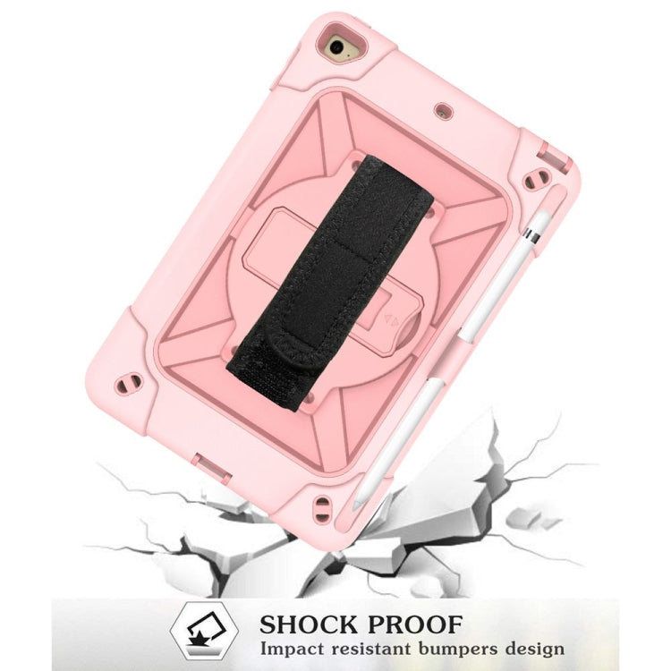 Contrast Color Silicone + PC Combination Case with Holder For iPad mini 3(Rose Gold) - iPad Mini 4 & 3 & 2 & 1 Cases by buy2fix | Online Shopping UK | buy2fix