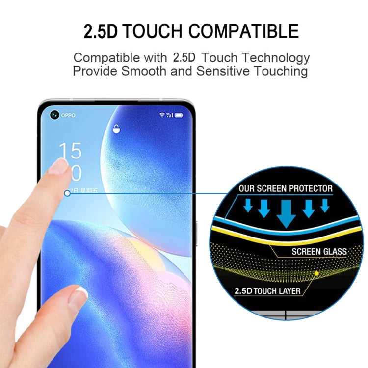 For OPPO Reno5 Pro+ 5G / Pro 5G 25 PCS 9H HD 3D Curved Edge Tempered Glass Film(Black) - OPPO Tempered Glass by imak | Online Shopping UK | buy2fix