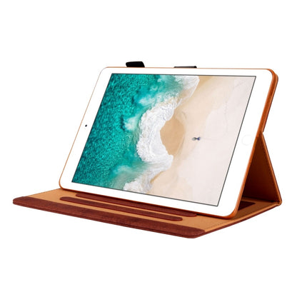 For iPad Pro 10.5 (2017) Business Style Horizontal Flip Leather Case, with Holder & Card Slot & Photo Frame & Sleep / Wake-up Function(Brown) - iPad Pro 10.5 inch Cases by buy2fix | Online Shopping UK | buy2fix