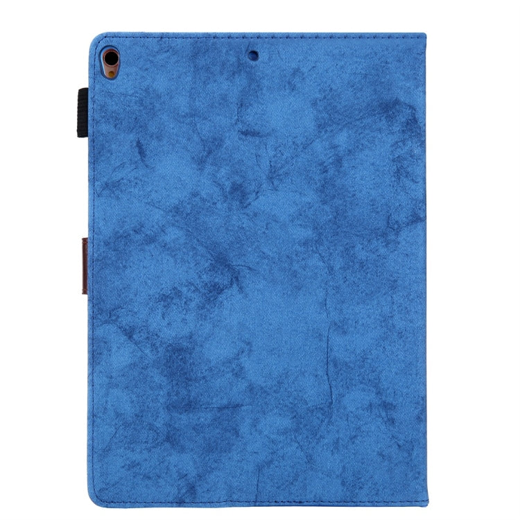 For iPad Pro 10.5 (2017) Business Style Horizontal Flip Leather Case, with Holder & Card Slot & Photo Frame & Sleep / Wake-up Function(Blue) - iPad Pro 10.5 inch Cases by buy2fix | Online Shopping UK | buy2fix