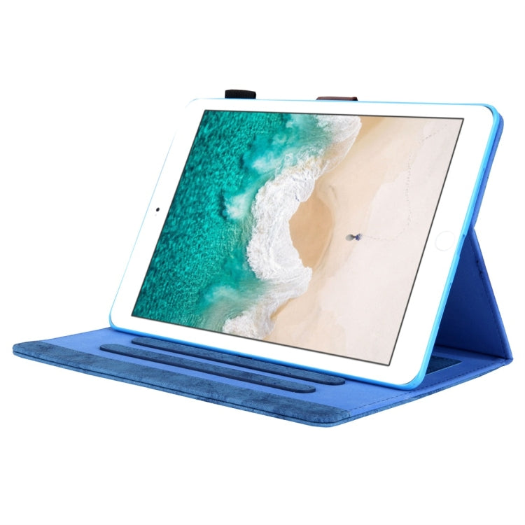 For iPad Pro 10.5 (2017) Business Style Horizontal Flip Leather Case, with Holder & Card Slot & Photo Frame & Sleep / Wake-up Function(Blue) - iPad Pro 10.5 inch Cases by buy2fix | Online Shopping UK | buy2fix