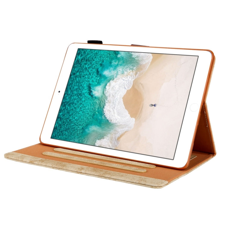 For iPad Pro 10.5 (2017) Business Style Horizontal Flip Leather Case, with Holder & Card Slot & Photo Frame & Sleep / Wake-up Function(Yellow) - iPad Pro 10.5 inch Cases by buy2fix | Online Shopping UK | buy2fix