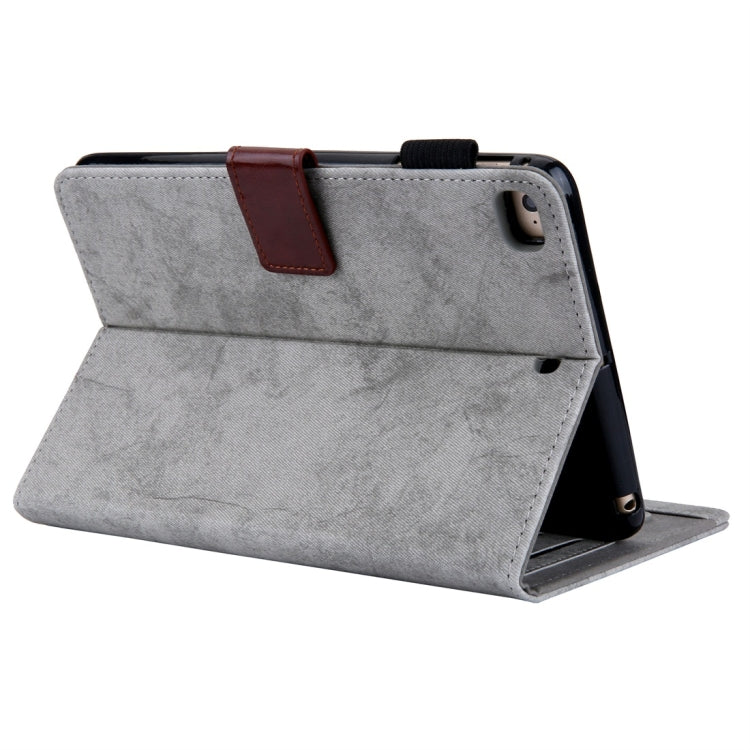 For iPad Mini 1 / 2 / 3 / 4 Business Style Horizontal Flip Leather Case, with Holder & Card Slot & Photo Frame & Sleep / Wake-up Function(Grey) - iPad Mini 4 & 3 & 2 & 1 Cases by buy2fix | Online Shopping UK | buy2fix