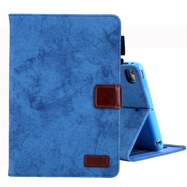 For iPad Mini 1 / 2 / 3 / 4 Business Style Horizontal Flip Leather Case, with Holder & Card Slot & Photo Frame & Sleep / Wake-up Function(Blue) - iPad Mini 4 & 3 & 2 & 1 Cases by buy2fix | Online Shopping UK | buy2fix