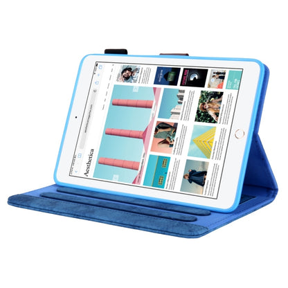 For iPad Mini 1 / 2 / 3 / 4 Business Style Horizontal Flip Leather Case, with Holder & Card Slot & Photo Frame & Sleep / Wake-up Function(Blue) - iPad Mini 4 & 3 & 2 & 1 Cases by buy2fix | Online Shopping UK | buy2fix