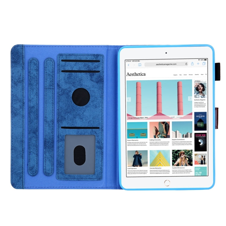 For iPad Mini 1 / 2 / 3 / 4 Business Style Horizontal Flip Leather Case, with Holder & Card Slot & Photo Frame & Sleep / Wake-up Function(Blue) - iPad Mini 4 & 3 & 2 & 1 Cases by buy2fix | Online Shopping UK | buy2fix