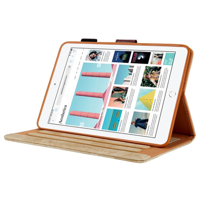 For iPad Mini 1 / 2 / 3 / 4 Business Style Horizontal Flip Leather Case, with Holder & Card Slot & Photo Frame & Sleep / Wake-up Function(Yellow) - iPad Mini 4 & 3 & 2 & 1 Cases by buy2fix | Online Shopping UK | buy2fix
