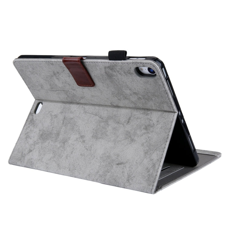 For iPad Pro 11 inch (2018) Business Style Horizontal Flip Leather Case, with Holder & Card Slot & Photo Frame & Sleep / Wake-up Function(Grey) - iPad Pro 11 (2018) Cases by buy2fix | Online Shopping UK | buy2fix