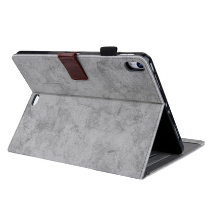 For iPad Pro 11 inch (2018) Business Style Horizontal Flip Leather Case, with Holder & Card Slot & Photo Frame & Sleep / Wake-up Function(Grey) - iPad Pro 11 (2018) Cases by buy2fix | Online Shopping UK | buy2fix