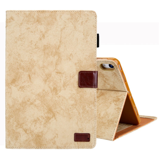 For iPad Pro 11 inch (2018) Business Style Horizontal Flip Leather Case, with Holder & Card Slot & Photo Frame & Sleep / Wake-up Function(Yellow) - iPad Pro 11 (2018) Cases by buy2fix | Online Shopping UK | buy2fix