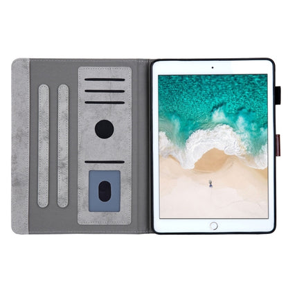 For iPad Mini (2019) Business Style Horizontal Flip Leather Case, with Holder & Card Slot & Photo Frame & Sleep / Wake-up Function(Grey) - iPad mini (2019) / mini 5 Cases by buy2fix | Online Shopping UK | buy2fix