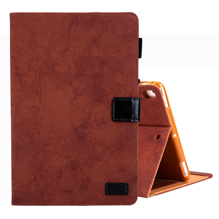 For iPad Mini (2019) Business Style Horizontal Flip Leather Case, with Holder & Card Slot & Photo Frame & Sleep / Wake-up Function(Brown) - iPad mini (2019) / mini 5 Cases by buy2fix | Online Shopping UK | buy2fix