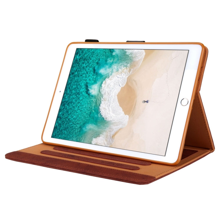 For iPad Mini (2019) Business Style Horizontal Flip Leather Case, with Holder & Card Slot & Photo Frame & Sleep / Wake-up Function(Brown) - iPad mini (2019) / mini 5 Cases by buy2fix | Online Shopping UK | buy2fix