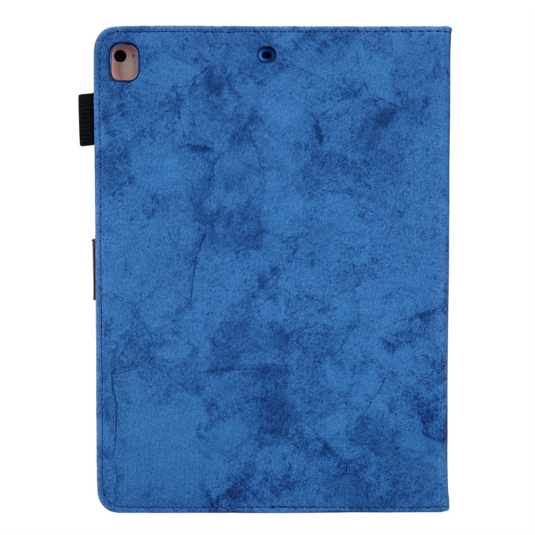 For iPad Mini (2019) Business Style Horizontal Flip Leather Case, with Holder & Card Slot & Photo Frame & Sleep / Wake-up Function(Blue) - iPad mini (2019) / mini 5 Cases by buy2fix | Online Shopping UK | buy2fix