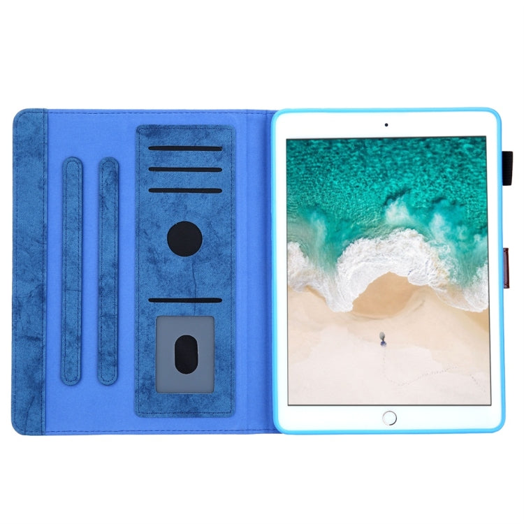 For iPad Mini (2019) Business Style Horizontal Flip Leather Case, with Holder & Card Slot & Photo Frame & Sleep / Wake-up Function(Blue) - iPad mini (2019) / mini 5 Cases by buy2fix | Online Shopping UK | buy2fix