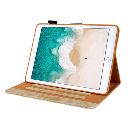 For iPad Mini (2019) Business Style Horizontal Flip Leather Case, with Holder & Card Slot & Photo Frame & Sleep / Wake-up Function(Yellow) - iPad mini (2019) / mini 5 Cases by buy2fix | Online Shopping UK | buy2fix