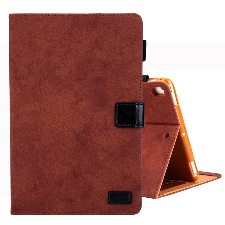 For iPad 10.2 2021 / 2020 / 2019 Business Style Horizontal Flip Leather Case, with Holder & Card Slot & Photo Frame & Sleep / Wake-up Function(Brown) - iPad 10.2 Cases by buy2fix | Online Shopping UK | buy2fix
