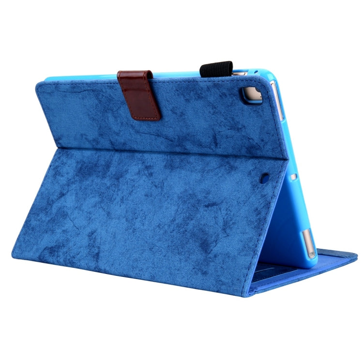 For iPad 10.2 inch Business Style Horizontal Flip Leather Case, with Holder & Card Slot & Photo Frame & Sleep / Wake-up Function(Blue) - iPad Air (2019) Cases by buy2fix | Online Shopping UK | buy2fix