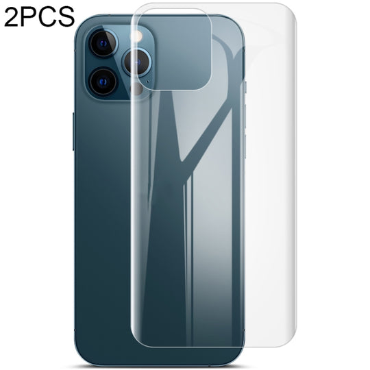2 PCS IMAK 0.15mm Curved Full Screen Protector Hydrogel Film Back Protector For iPhone 12 Pro Max