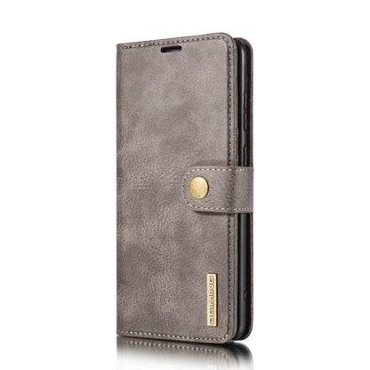 For Samsung Galaxy A32 5G DG.MING Crazy Horse Texture Flip Detachable Magnetic Leather Case with Holder & Card Slots & Wallet(Grey) - Galaxy Phone Cases by DG.MING | Online Shopping UK | buy2fix