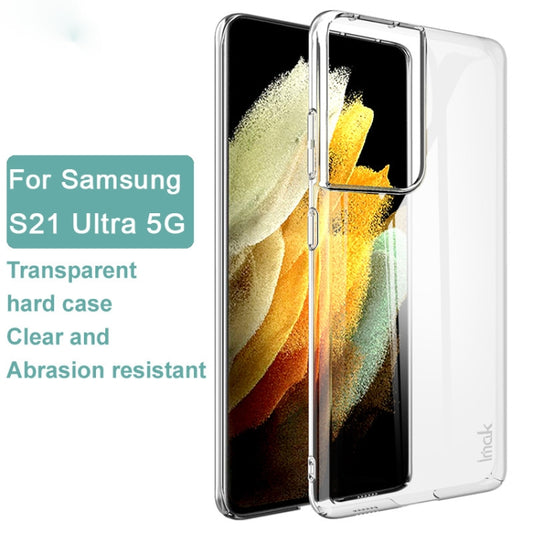 For Samsung Galaxy S21 Ultra 5G IMAK Wing II Wear-resisting Crystal Protective Case by imak