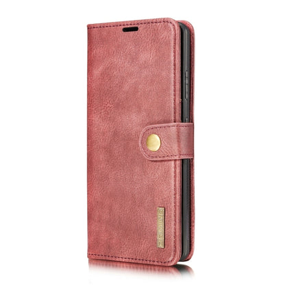 For Samsung Galaxy S21 Ultra 5G DG.MING Crazy Horse Texture Flip Detachable Magnetic Leather Case with Holder & Card Slots & Wallet(Red) by DG.MING