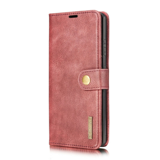 For Samsung Galaxy S21 Ultra 5G DG.MING Crazy Horse Texture Flip Detachable Magnetic Leather Case with Holder & Card Slots & Wallet(Red) by DG.MING