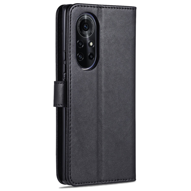 For Huawei nova 8 5G AZNS Sheepskin Texture Horizontal Flip Leather Case with Holder & Card Slots & Wallet(Black) - Huawei Cases by AZNS | Online Shopping UK | buy2fix