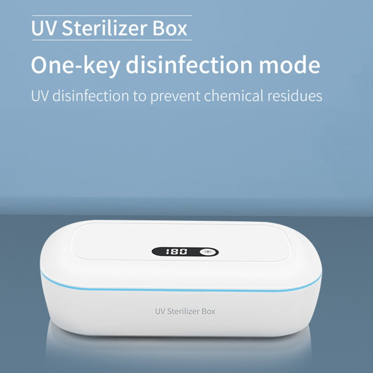 L11 Multi-function UVC Ultraviolet Mask Jewelry Toothbrush Mobile Phone Sterilization Box(Blue White) - Sterilizers by buy2fix | Online Shopping UK | buy2fix