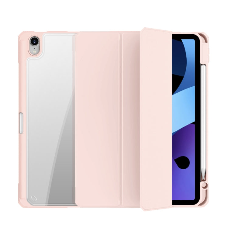 Mutural Pinyue Series PC + TPU Horizontal Flip Leather Case with Holder & Pen Slot & Sleep / Wake-up Function For iPad Air 2022 / 2020 10.9(Pink) - iPad Air (2022) / (2020) 10.9 Cases by Mutural | Online Shopping UK | buy2fix