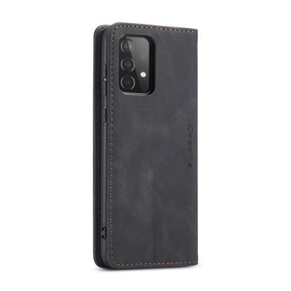 For Samsung Galaxy A52 5G / 4G CaseMe 013 Multifunctional Horizontal Flip Leather Case with Holder & Card Slot & Wallet(Black) by CaseMe