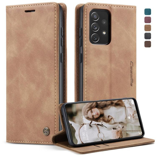 For Samsung Galaxy A72 5G / 4G CaseMe 013 Multifunctional Horizontal Flip Leather Case with Holder & Card Slot & Wallet(Brown) by CaseMe