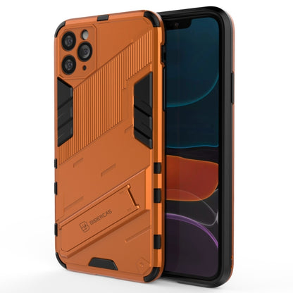 For iPhone 11 Pro Max Punk Armor 2 in 1 PC + TPU Shockproof Case with Invisible Holder (Orange) by buy2fix