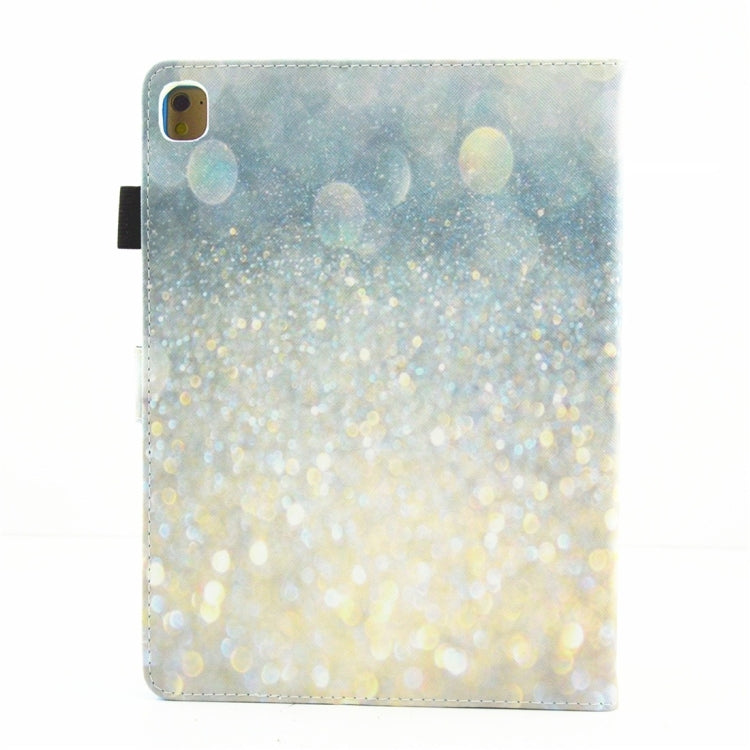 For iPad 10.2 2021 / 2020 / 2019 Coloured Drawing Pattern Horizontal Flip Leather Case with Holder & Card Slots & Photo Frame(Sparkling Sand) - iPad 10.2 Cases by buy2fix | Online Shopping UK | buy2fix