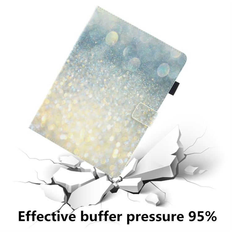 For iPad 10.2 2021 / 2020 / 2019 Coloured Drawing Pattern Horizontal Flip Leather Case with Holder & Card Slots & Photo Frame(Sparkling Sand) - iPad 10.2 Cases by buy2fix | Online Shopping UK | buy2fix