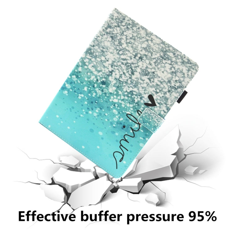 For iPad 10.2 2021 / 2020 / 2019 Coloured Drawing Pattern Horizontal Flip Leather Case with Holder & Card Slots & Photo Frame(Beautiful Bubbles) - iPad 10.2 Cases by buy2fix | Online Shopping UK | buy2fix