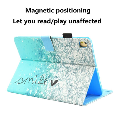 For iPad 10.2 2021 / 2020 / 2019 Coloured Drawing Pattern Horizontal Flip Leather Case with Holder & Card Slots & Photo Frame(Beautiful Bubbles) - iPad 10.2 Cases by buy2fix | Online Shopping UK | buy2fix