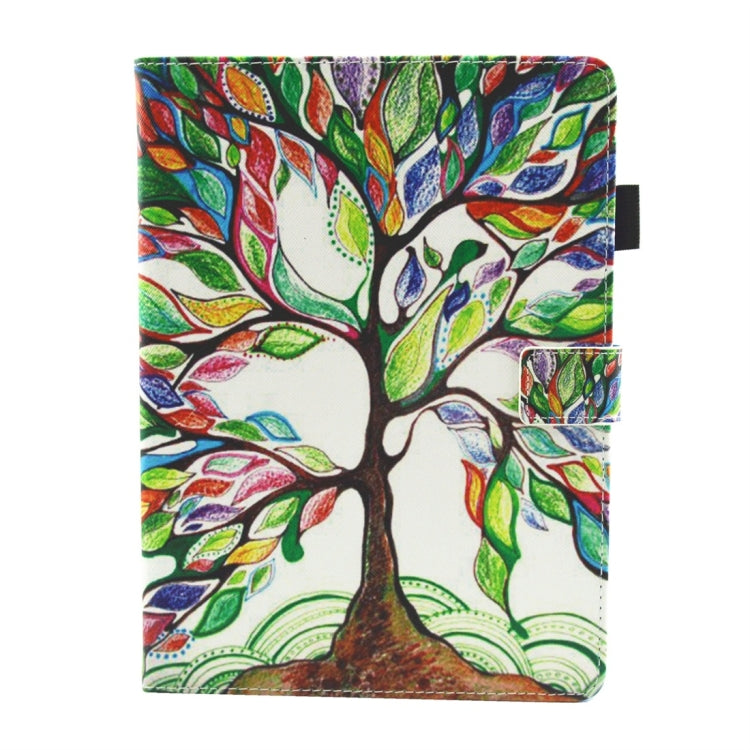 For iPad 10.2 2021 / 2020 / 2019 Coloured Drawing Pattern Horizontal Flip Leather Case with Holder & Card Slots & Photo Frame(Life Tree) - iPad 10.2 Cases by buy2fix | Online Shopping UK | buy2fix