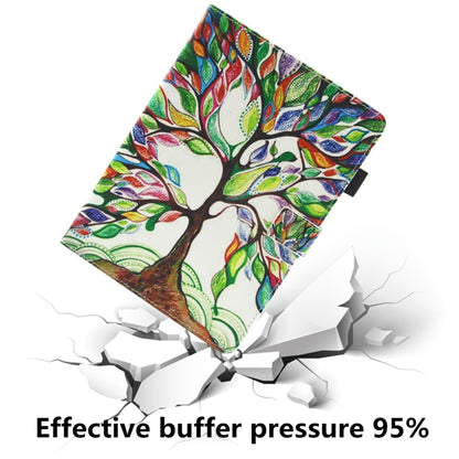 For iPad 10.2 2021 / 2020 / 2019 Coloured Drawing Pattern Horizontal Flip Leather Case with Holder & Card Slots & Photo Frame(Life Tree) - iPad 10.2 Cases by buy2fix | Online Shopping UK | buy2fix