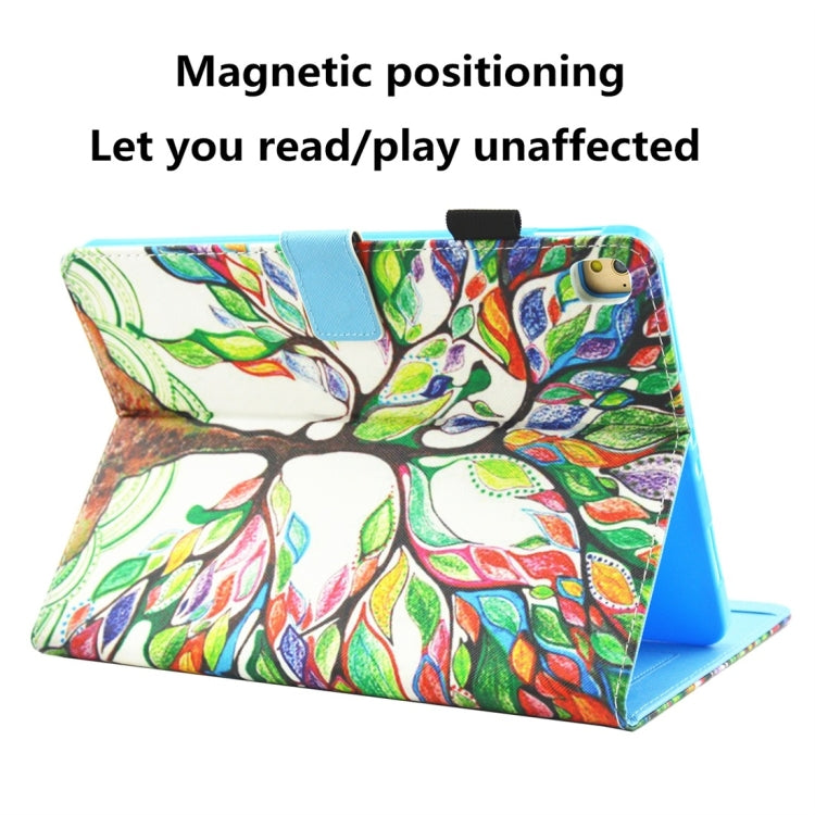 For iPad 10.2 2021 / 2020 / 2019 Coloured Drawing Pattern Horizontal Flip Leather Case with Holder & Card Slots & Photo Frame(Life Tree) - iPad 10.2 Cases by buy2fix | Online Shopping UK | buy2fix
