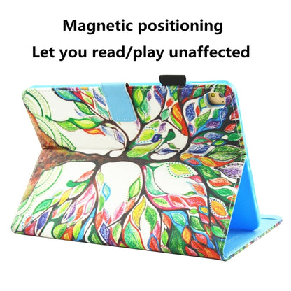 For iPad 10.2 2021 / 2020 / 2019 Coloured Drawing Pattern Horizontal Flip Leather Case with Holder & Card Slots & Photo Frame(Life Tree) - iPad 10.2 Cases by buy2fix | Online Shopping UK | buy2fix