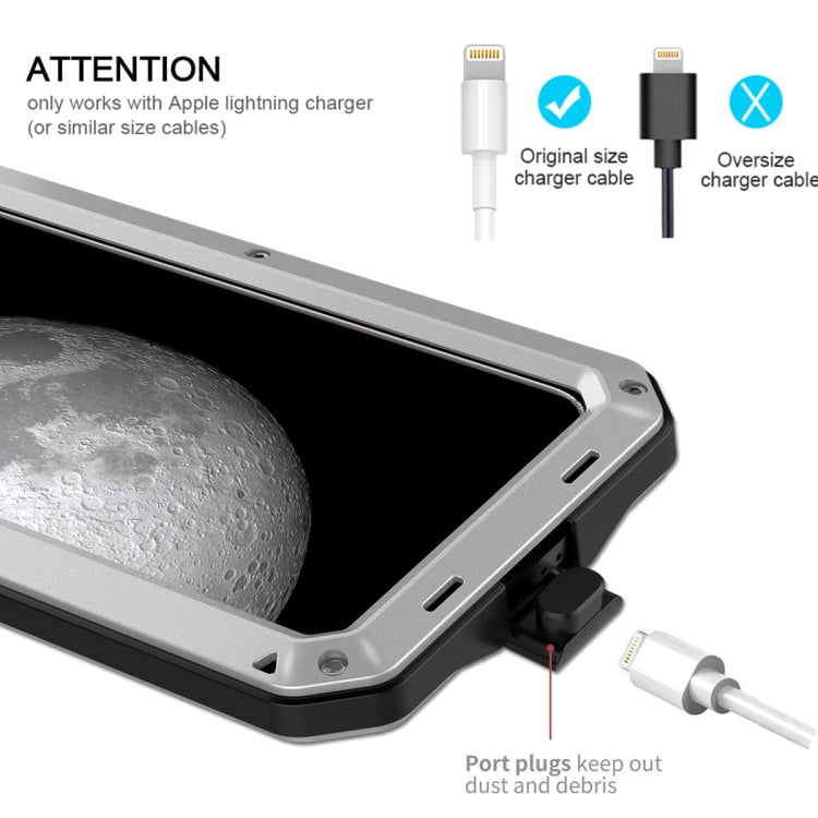 For iPhone 11 Pro Metal Armor Triple Proofing  Protective Case(Silver) - iPhone 11 Pro Cases by buy2fix | Online Shopping UK | buy2fix