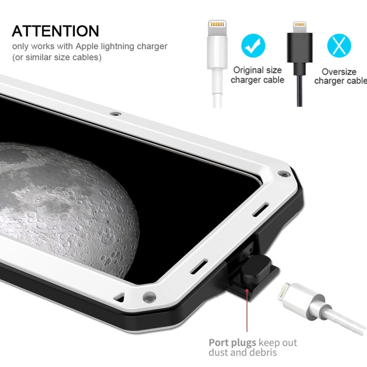For iPhone 11 Pro Metal Armor Triple Proofing  Protective Case(White) - iPhone 11 Pro Cases by buy2fix | Online Shopping UK | buy2fix