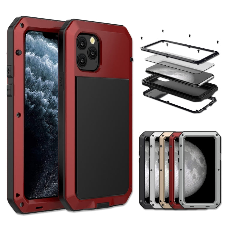For iPhone 11 Pro Metal Armor Triple Proofing Protective Case(Red) by buy2fix