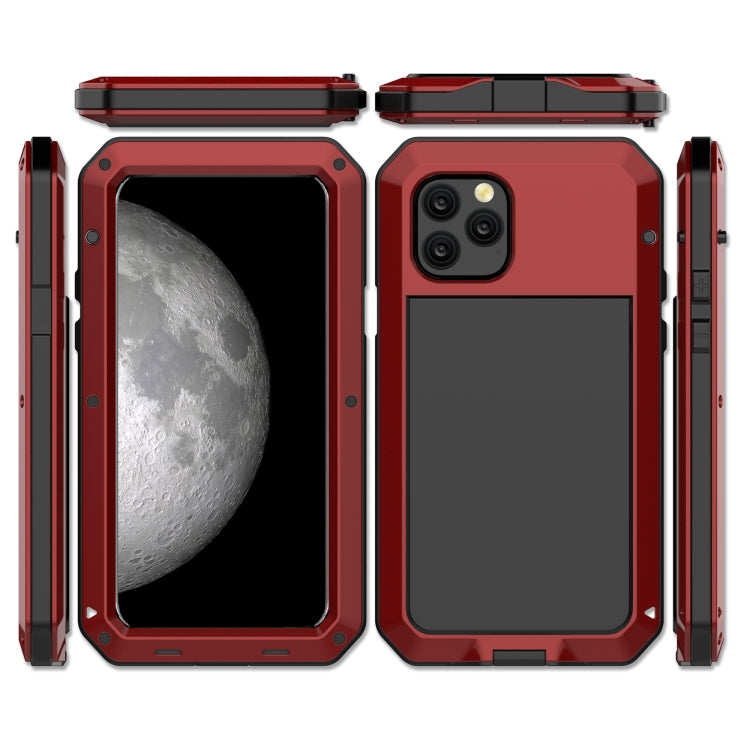 For iPhone 11 Pro Metal Armor Triple Proofing Protective Case(Red) by buy2fix
